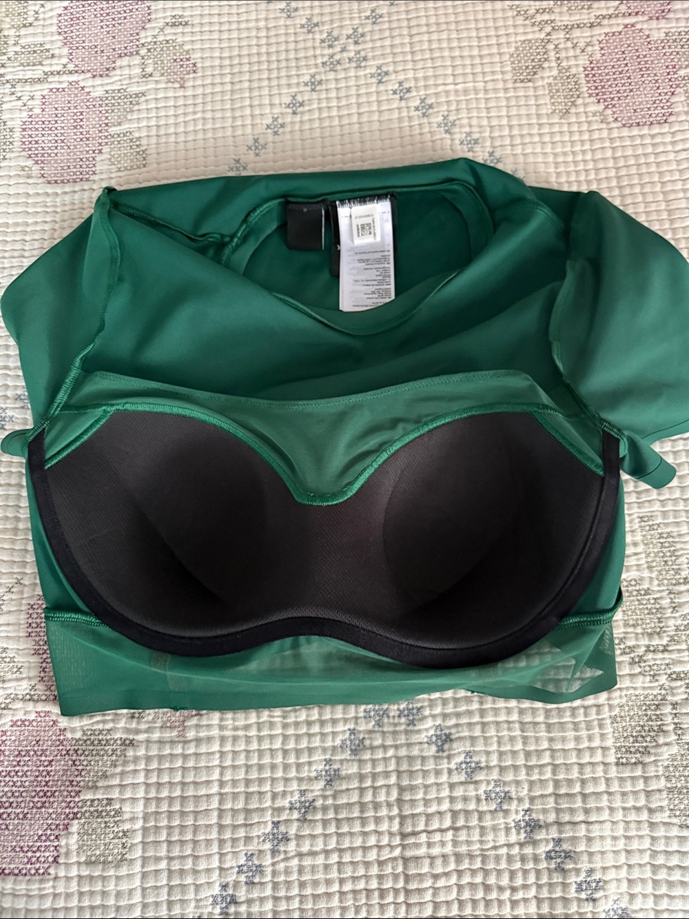 dark green Adidas x Ivy Park corset crop top - Picture 8 of 8